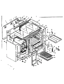 Body Section parts for Kenmore Range 119.9686700 (1199686700, 119 9686700) from AppliancePartsPros.com