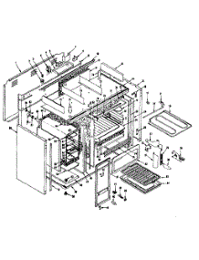 Body Section parts for Kenmore Range 119.9686731 (1199686731, 119 9686731) from AppliancePartsPros.com