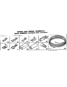Wiring And Wiring Terminals parts for Kenmore Range 119.9728310 (1199728310, 119 9728310) from AppliancePartsPros.com
