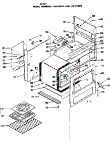 Body Parts parts for Kenmore Range 119.9728310 (1199728310, 119 9728310) from AppliancePartsPros.com