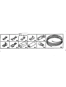 Wiring And Wiring Terminals parts for Kenmore Range 119.9738410 (1199738410, 119 9738410) from AppliancePartsPros.com