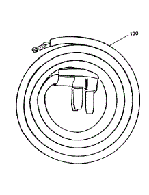 Range Service Cord parts for Kenmore Range 119.9738710 (1199738710, 119 9738710) from AppliancePartsPros.com