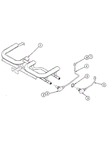 Burner Assembly parts for Kenmore Cooktop 12301 from AppliancePartsPros.com