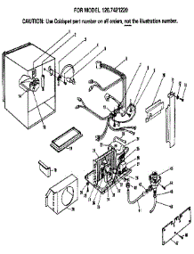 Unit Parts parts for Kenmore Freestanding Ice Maker 126.7421220 (1267421220, 126 7421220) from AppliancePartsPros.com