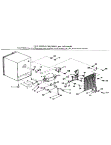Unit Parts parts for Kenmore Refrigerator 126.769001 (126769001, 126 769001) from AppliancePartsPros.com