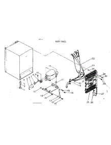 Unit Parts parts for Kenmore Freestanding Ice Maker 126.7966021 (1267966021, 126 7966021) from AppliancePartsPros.com