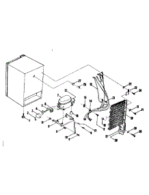 Unit Parts parts for Kenmore Refrigerator 126.7986100 (1267986100, 126 7986100) from AppliancePartsPros.com