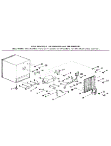 Unit Parts parts for Kenmore Refrigerator 126.8904831 (1268904831, 126 8904831) from AppliancePartsPros.com
