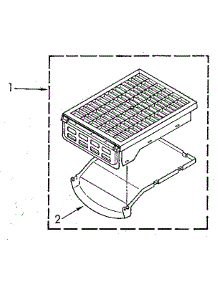 Dry Rack parts for Kenmore Dryer 110.96093700 (11096093700, 110 96093700) from AppliancePartsPros.com