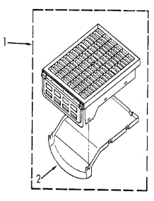 Dry Rack parts for Kenmore Dryer 110.96195110 (11096195110, 110 96195110) from AppliancePartsPros.com