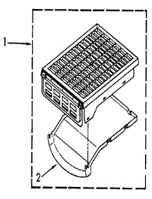 Dry Rack parts for Kenmore Dryer 110.96284800 (11096284800, 110 96284800) from AppliancePartsPros.com