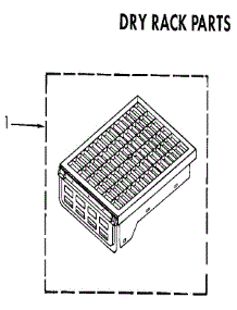 Dry Rack parts for Kenmore Dryer 110.96292810 (11096292810, 110 96292810) from AppliancePartsPros.com