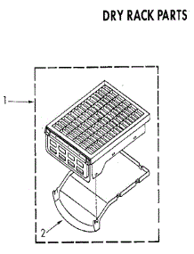 Dry Rack parts for Kenmore Dryer 110.96293510 (11096293510, 110 96293510) from AppliancePartsPros.com