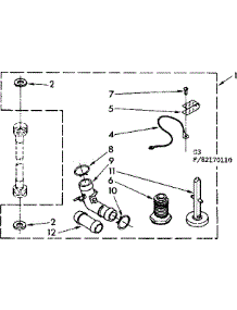 Miscellaneous Parts parts for Kenmore Washer 110.83170410 (11083170410, 110 83170410) from AppliancePartsPros.com