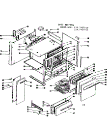 Body Section parts for Kenmore Range 119.7427910 (1197427910, 119 7427910) from AppliancePartsPros.com