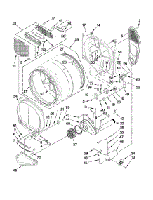Bulkhead Parts parts for Kenmore Dryer 110.97751801 (11097751801, 110 97751801) from AppliancePartsPros.com