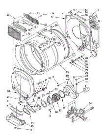 Dryer Bulkhead Parts parts for Kenmore Washer Dryer Combo 110.97842700 (11097842700, 110 97842700) from AppliancePartsPros.com
