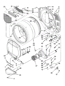 Bulkhead Parts parts for Kenmore Dryer 110.97872601 (11097872601, 110 97872601) from AppliancePartsPros.com