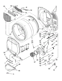 Bulkhead Parts parts for Kenmore Dryer 110.97872602 (11097872602, 110 97872602) from AppliancePartsPros.com