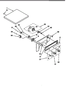 Top And Console parts for Kenmore Dryer 110.98518410 (11098518410, 110 98518410) from AppliancePartsPros.com