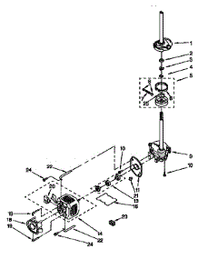 Brake, Clutch, Gearcase, Motor And Pump Parts parts for Kenmore Washer Dryer Combo 110.98573100 (11098573100, 110 98573100) from AppliancePartsPros.com