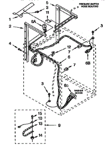 Dryer Support And Washer parts for Kenmore Washer Dryer Combo 110.98573110 (11098573110, 110 98573110) from AppliancePartsPros.com