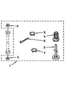 Miscellaneous parts for Kenmore Washer Dryer Combo 110.98573110 (11098573110, 110 98573110) from AppliancePartsPros.com