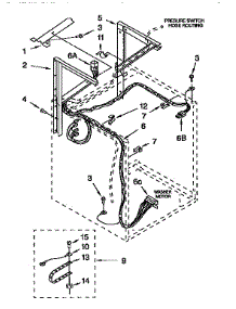 Dryer Support & Washer parts for Kenmore Washer Dryer Combo 110.98573120 (11098573120, 110 98573120) from AppliancePartsPros.com