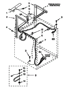 Dryer Support And Washer Parts Cabinet Harness Parts parts for Kenmore Washer Dryer Combo 110.98573800 (11098573800, 110 98573800) from AppliancePartsPros.com