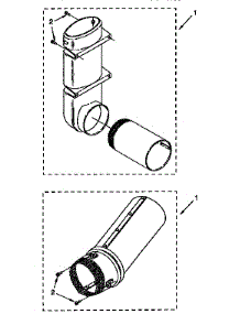 Sales Accessory Parts (Lck 4500 And Lck 4600) parts for Kenmore Washer Dryer Combo 110.98573800 (11098573800, 110 98573800) from AppliancePartsPros.com