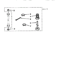 Miscellaneous parts for Kenmore Washer Dryer Combo 110.98573830 (11098573830, 110 98573830) from AppliancePartsPros.com