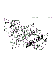 Washer / Dryer Control Panel parts for Kenmore Washer Dryer Combo 110.98575120 (11098575120, 110 98575120) from AppliancePartsPros.com