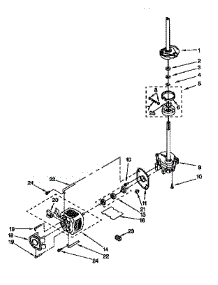 Brake, Clutch, Gearcase, Motor And Pump Parts parts for Kenmore Washer Dryer Combo 110.98575800 (11098575800, 110 98575800) from AppliancePartsPros.com