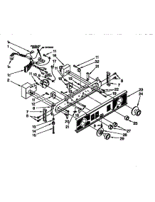 Washer  /  Dryer Control Panel Parts parts for Kenmore Washer Dryer Combo 110.98575800 (11098575800, 110 98575800) from AppliancePartsPros.com