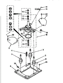 Machine Base parts for Kenmore Washer Dryer Combo 110.98575810 (11098575810, 110 98575810) from AppliancePartsPros.com