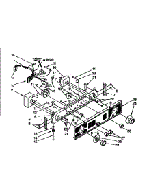 Washer / Dryer Control Panel parts for Kenmore Washer Dryer Combo 110.98575810 (11098575810, 110 98575810) from AppliancePartsPros.com