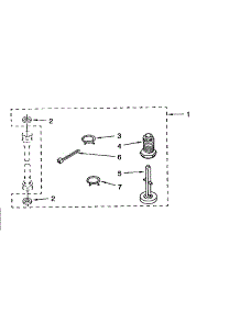 Miscellaneous Parts Bag parts for Kenmore Washer Dryer Combo 110.98575820 (11098575820, 110 98575820) from AppliancePartsPros.com