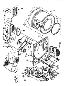 Dryer Bulkhead parts for Kenmore Washer Dryer Combo 110.98575820 (11098575820, 110 98575820) from AppliancePartsPros.com