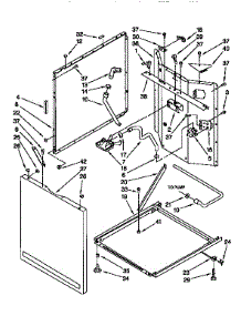Washer Cabinet parts for Kenmore Washer Dryer Combo 110.98576200 (11098576200, 110 98576200) from AppliancePartsPros.com