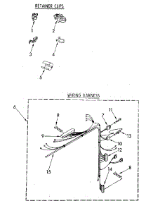 Wiring Harness parts for Kenmore Washer 110.81860300 (11081860300, 110 81860300) from AppliancePartsPros.com