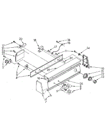 Console parts for Kenmore Washer 110.81860310 (11081860310, 110 81860310) from AppliancePartsPros.com