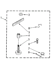 Miscellaneous Parts Bag parts for Kenmore Washer 110.81860710 (11081860710, 110 81860710) from AppliancePartsPros.com