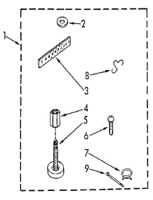 Miscellaneous parts for Kenmore Washer 110.81862110 (11081862110, 110 81862110) from AppliancePartsPros.com