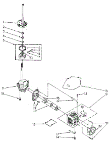 Brake, Clutch, Gearcase, Motor And Pump parts for Kenmore Washer 110.81862610 (11081862610, 110 81862610) from AppliancePartsPros.com