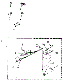 Wiring Harness parts for Kenmore Washer 110.81862810 (11081862810, 110 81862810) from AppliancePartsPros.com