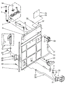Rear Panel parts for Kenmore Washer 110.81862820 (11081862820, 110 81862820) from AppliancePartsPros.com