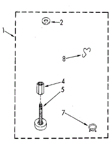 Miscellaneous parts for Kenmore Washer 110.81862820 (11081862820, 110 81862820) from AppliancePartsPros.com