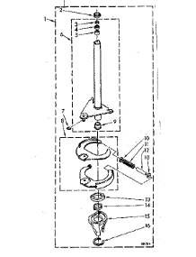 Brake And Drive Tube Parts parts for Kenmore Washer 110.81863100 (11081863100, 110 81863100) from AppliancePartsPros.com