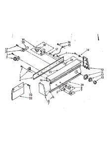 Console Panel Parts parts for Kenmore Washer 110.81863300 (11081863300, 110 81863300) from AppliancePartsPros.com