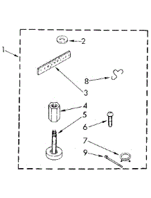 Miscellaneous parts for Kenmore Washer 110.81863710 (11081863710, 110 81863710) from AppliancePartsPros.com